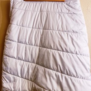Swiss Tech Puffer  Quilt A-Line Outdoors Camp Sport Mini SkirtSize 8-10
